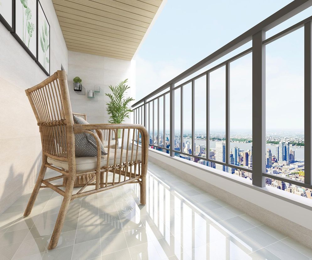 Czyszczenie balustrady balkonowej 