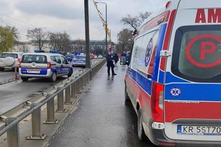 Dramat w Krakowie. Młoda kobieta próbowała skoczyć z mostu Grunwaldzkiego