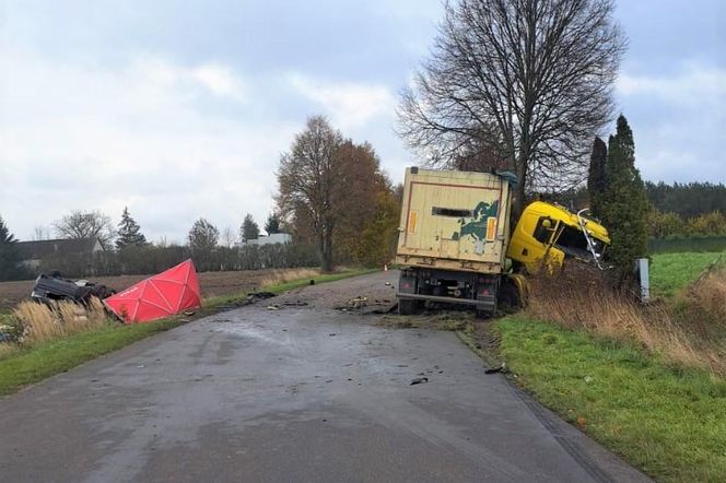 śmiertelny wypadek w miejscowości Kornica Kolonia