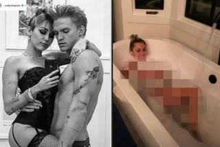 Miley Cyrus nago w wannie Cody'ego Simpsona. Gorąca fotka!