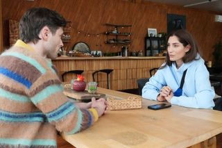 Barwy szczęścia odc. 3251. Celina (Orina Krajewska), Cezary Rawicz (Marcel Opaliński)