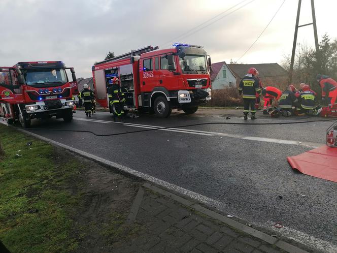 Poważny wypadek na drodze Gorzów - Kostrzyn