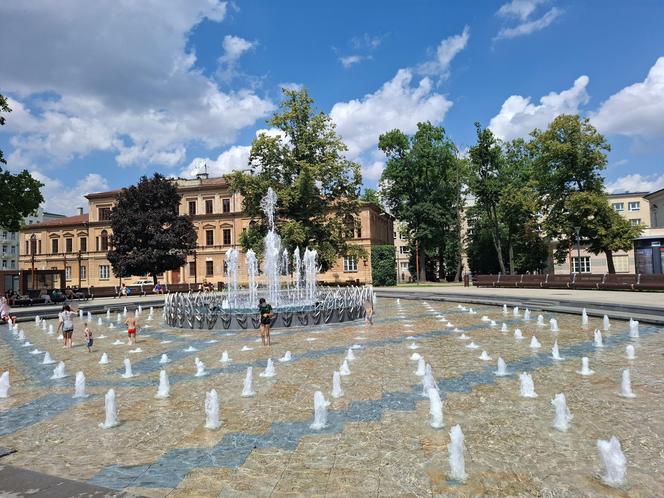 Upał w centrum Lublina