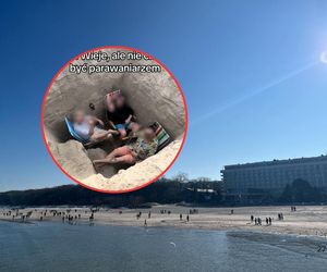 Nagranie z plaży w Kołobrzegu robi furorę. Internauci nie mają litości