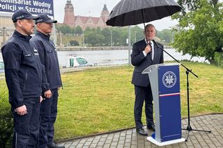 Otwarcie komisariatu wodnego na wyspie Bielawa