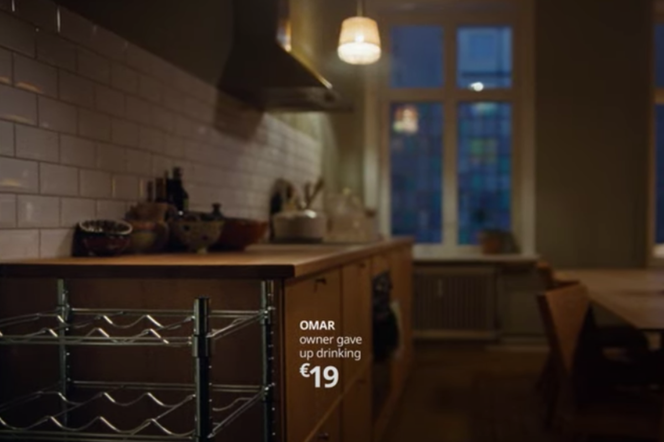 Kadr z filmu reklamowego IKEA
