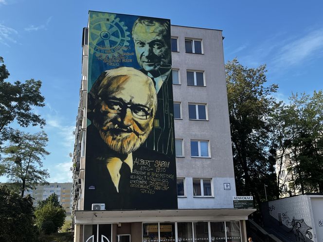 Nowy mural przy Marii Skłodowskiej-Curie 8 w Białymstoku