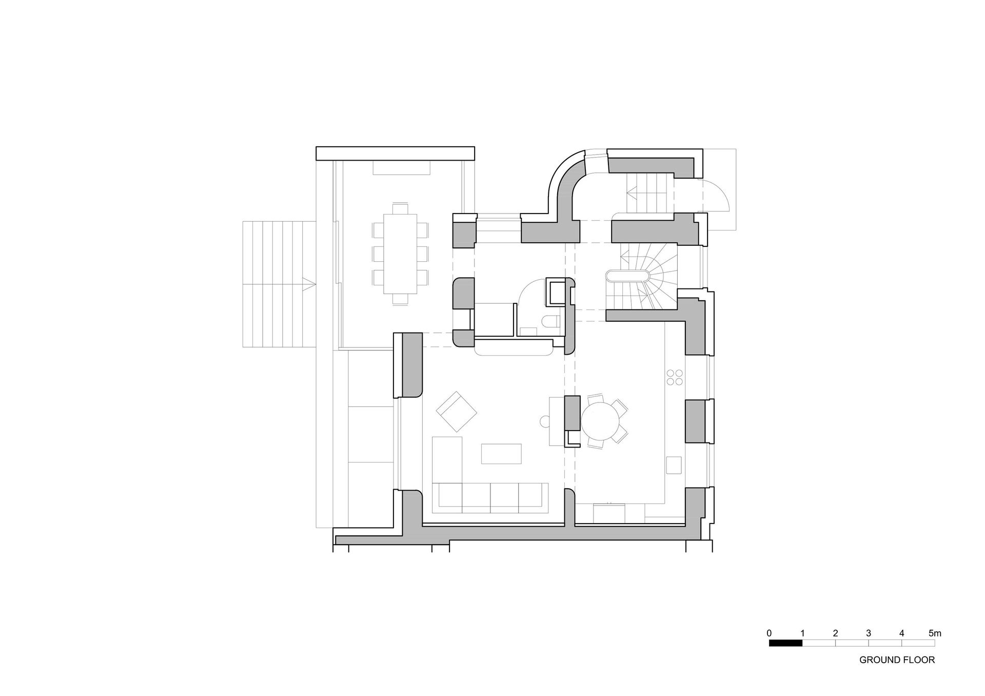 Przebudowa domu projektu Romualda Gutta - rzuty