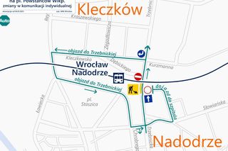Remont pl. Powstańców Wielkopolskich we Wrocławiu. Te linie tramwajowe pojadą inaczej