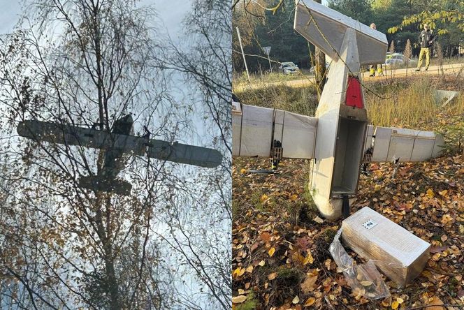 Dron spadł na Podlasiu. Jeden z mieszkańców zawiadomił Straż Graniczną