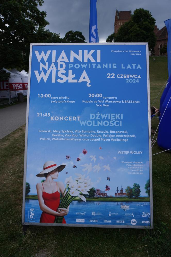 Wianki nad Wisłą w Warszawie (22.06.2024)