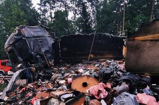 44-letni kierowca spłonął w kabinie ciężarówki