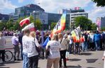 Uczestnicy Wielkiego Marszu Patriotów Rafała Trzaskowskiego
