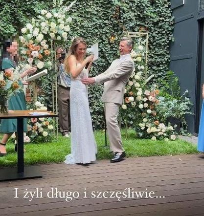 Sasha Strunin - ślub