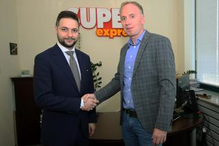 Patryk Jaki w redakcji Super Expressu