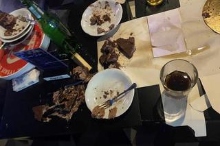 Dantejskie sceny w gorzowskiej kręgielni. Klienci wysmarowali stół i siedzenia