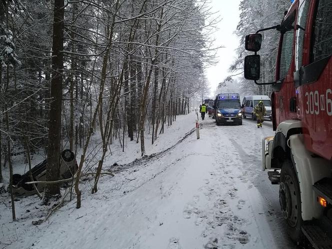 Wypadek na DK 51 między między Ługwałdem i Spręcowem