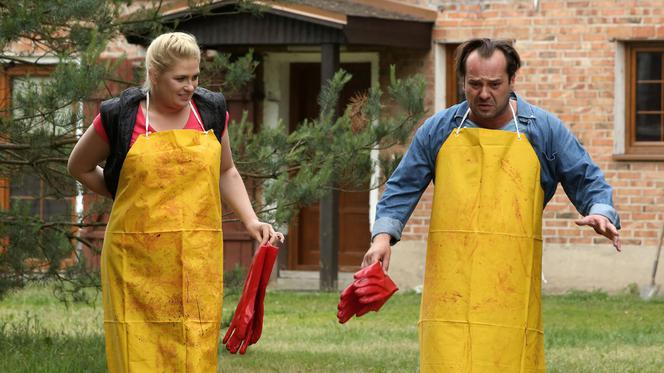 Barwy szczęścia. Borys (Jakub Wieczorek), Aldona (Elżbieta Romanowska)