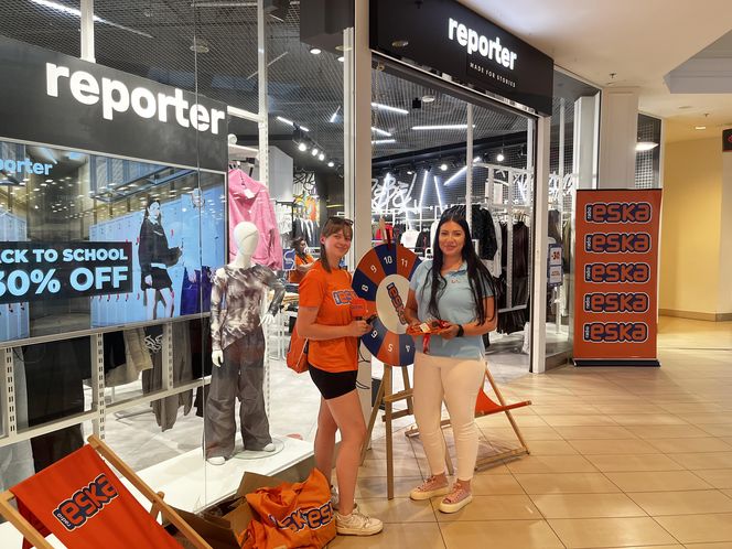 Patrol Eska Summer City odwiedził sklep Reporter