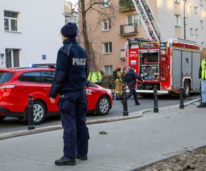 Pożar w bloku na Złotej w Warszawie (13.12.2024)