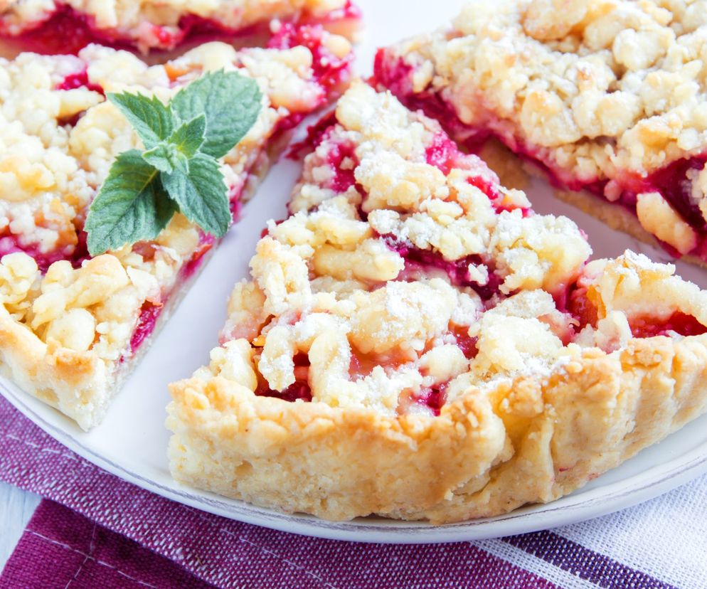 malinowe ciasto z kruszonką