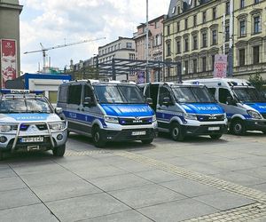 Kibice protestowali przeciwko imigrantom w centrum Katowic