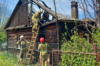 33-latka zginęła w pożarze drewnianego domu