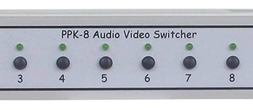 Przełącznik PPK-8/RF AUDIO/VIDEO 8WE/2WY