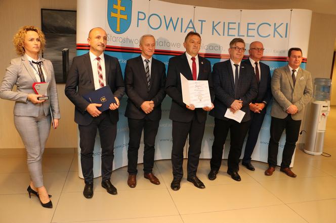 Konferencja prasowa w Starostwie Powiatym w Kielcach