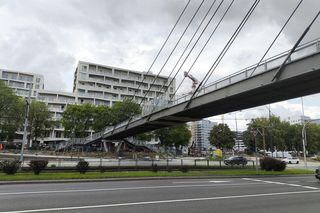 Kolejna kładka do likwidacji w Warszawie. W jej miejscu powstanie przejście naziemne