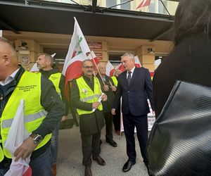 Protest rolników w Rzeszowie