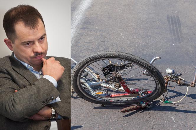 Artur Zawisza potracił rowerzystkę