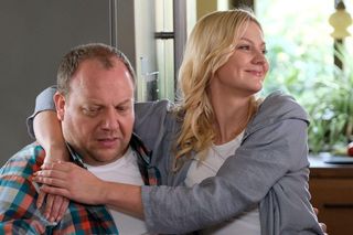 M jak miłość odc. 1873. Jagoda (Katarzyna Kołeczek),  Tadeusz (Bartłomiej Nowosielski)