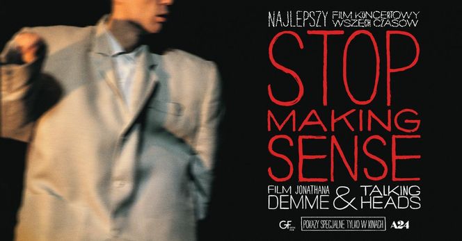 "Stop making sense" prelekcja i potańcówka - sobota 25 stycznia
