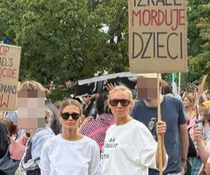 Maja Bohosiewicz, Sonia Bohosiewicz, Anita Sokolowska wspierają Palestynę