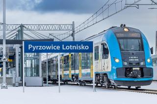 Są nowe statystyki linii kolejowej na lotnisko w Pyrzowicach