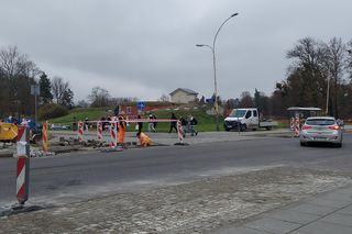 ulica Akademicka w remoncie