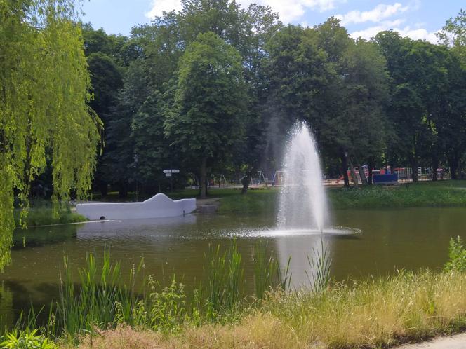 Siedlecki Park Miejski Aleksandria zmienił się nie do poznania. W ostatnich dniach przed jego otwarciem trwają przygotowania do zaplanowanych imprez