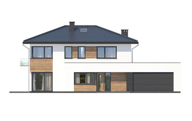 Projekt domu Wzorcowy - wariant I od Muratora - wizualizacje, plany, rysunki