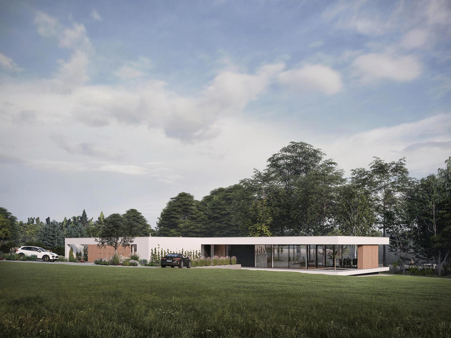 Dom horyzontalny AMJ Studio