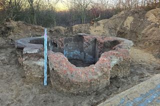 Odkrycie na budowie drogi w Zakroczymiu (pow. nowodworski)