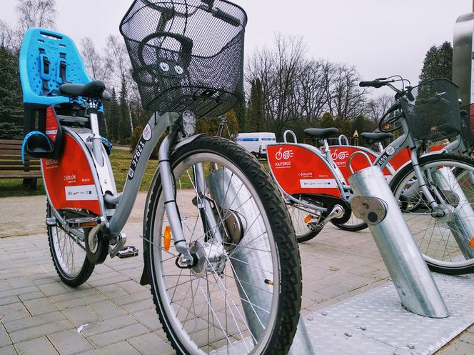 460 rowerów w 46 stacjach. Chorzowski system "Kaj Teroz" rozpoczyna pierwszy pełnowymiarowy sezon [ZDJĘCIA, AUDIO]