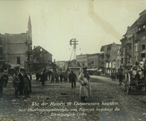 Ełk na zdjęciach z I wojny światowej. Miasto było całkowicie zniszczone