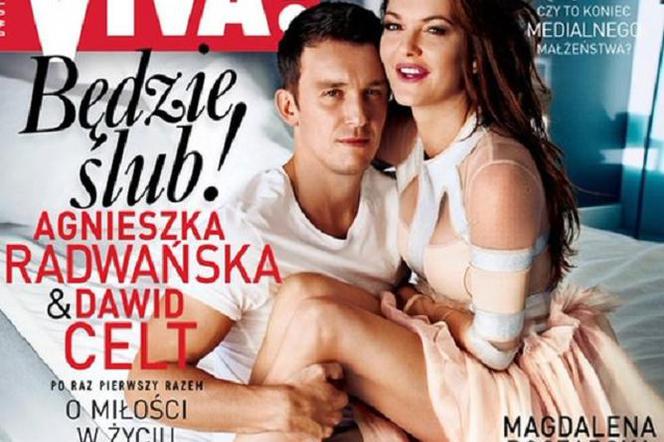 Agnieszka Radwańska i Dawid Celt na okładce VIva