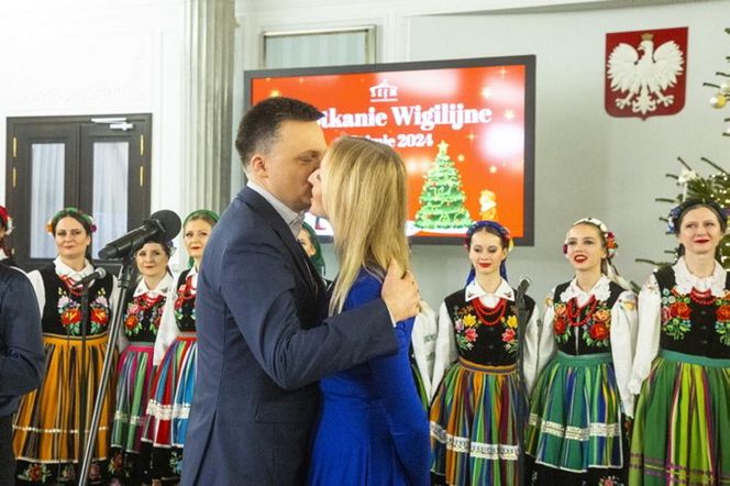 Urszula Brzezińska-Hołownia i Szymon Hołownia