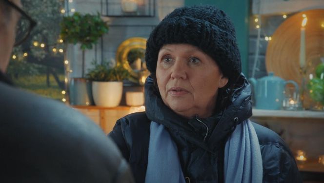 M jak miłość, odcinek 1868. Darek (Mateusz Rusin), Marysia (Małgorzata Pieńkowska)