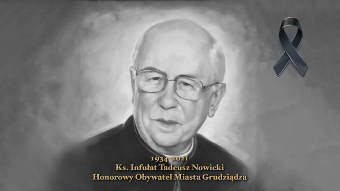 Pogrzeb ks. Tadeusza Nowickiego, honorowego obywatela Grudziądza. Gdzie oglądać? 