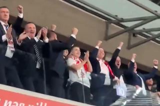 Tak Karol Nawrocki szalał po bramce Lewandowskiego w Polska – Finlandia. Potem wszedł do szatni [ZDJĘCIA]