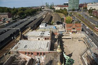 Postępują prace przy przebudowie dworca Gdańsk Główny. Szykują się duże zmiany