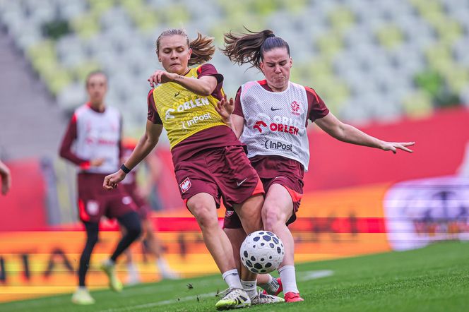 Marta Nawrocka na zgrupowaniu piłkarskiej reprezentacji kobiet